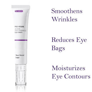Crème contour des yeux anti-âge à marque personnalisée en gros peptide Pro-Xylane à l'acide hyaluronique réduit les cernes poches pour les yeux OEM/ODM - Product Image 2