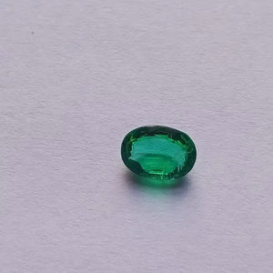 Certificado 6x4Mm 3 Cts Piedra Esmeralda sintética Piedra Esmeralda cortada en laboratorio Piedra Esmeralda colombiana cultivada - Product Image 1