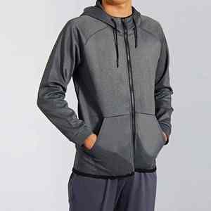 Sudadera con Capucha Unisex para Entrenamiento, Running y Deportes, Otoño Invierno, Secado Rápido, Transpirable, Ropa Deportiva 100% Poliéster para Hombre - Product Image 1