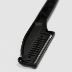 Navaja de Afeitar Profesional Desechable con Mango de Plástico Azul, Herramienta de Afeitado para Barbería, OEM - Product Image 4