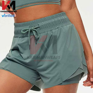 <b>Women</b> Solid Mid Waist Gym <b>Shorts</b> | Butt Lift <b>Yoga</b> Biker <b>Shorts</b> | Super Stretch Breathable Spandex/Polyester High Quality Fitness - Product Image 5