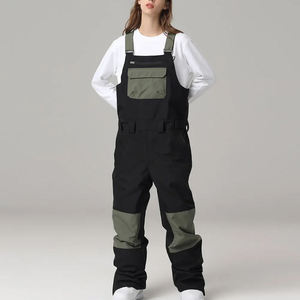 2025 OEM hommes hiver Ski Snowboard bavoir pantalon imperméable coupe-vent Cargo combinaison réglable respirant neige équipement expédition rapide - Product Image 1