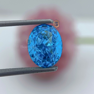 Corte ovalado 1ct a 10ct Joyería de diamantes sueltos americanos Color raro único CZ Diamantes Corte radiante Efecto triturado de hielo - Product Image 1