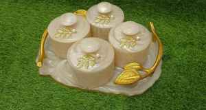 Juego de Jarrones de Resina de Lujo Hechos a Mano, Solución de Almacenamiento Elegante con Adorno y Figura Decorativa Premium para el Hogar y la Cocina - Product Image 5