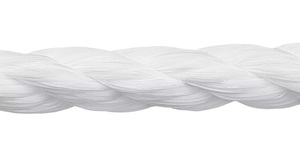 เชือกถัก3เกลียวสีขาวและสีเหลือง8มม. โครงสร้างในวงล้อพลาสติก - Product Image 5