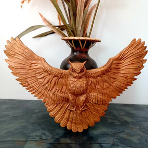 Multi Layer Wood Craft Wall <b>Art</b> Wholesale OEM Custom Design Carved Wooden <b>Arts</b> for Interior Decor - Product Image 5