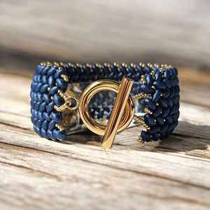 Brazalete de abeja con cuentas hecho a mano-Brazalete para mujeres y niñas - Product Image 3