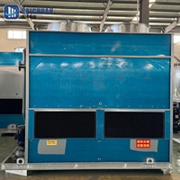 Tour de refroidissement à circuit fermé en acier inoxydable, système de refroidissement par évaporation pour applications industrielles avec transfert de chaleur haute performance