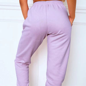 Pantalon en polaire pour femme de haute qualité avec logo de marque personnalisé, couleur personnalisée, respirant, polyester/coton, écologique, taille haute - Product Image 5