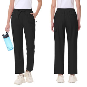 กางเกงคาร์โก้แฟชั่นผู้หญิง, กางเกงลำลองระบายอากาศกลางแจ้งสวมใส่สบายสำหรับปีนเขา - Product Image 3