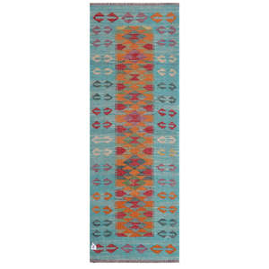 พรมกิลิม ไมมาณา อัฟกานิสถาน ขนาด 198 x 70 ซม. พรมปูพื้นและชุดพรม - Product Image 1