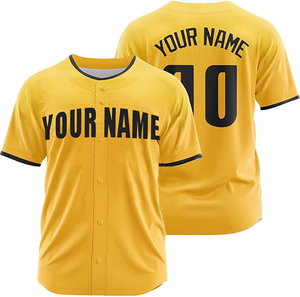 2025 Compre la camiseta de béisbol personalizable Popular Jersey con logotipo personalizado Camiseta de béisbol con tarifa de venta al por mayor personalizada - Product Image 1