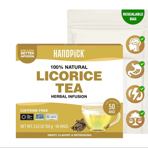 HANDPICK, Licorice Root <b>Tea</b> Bags (50 Count, 2g/<b>tea</b> bag) Licorice <b>Tea</b> - Product Image 1