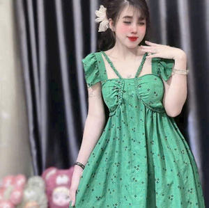 Mini robe longue à col en V pour femmes personnalisable robe longue décontractée en soie rayée à prix raisonnable Style lavable et doux - Product Image 2