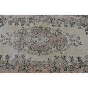 พรมขนสัตว์สไตล์ตุรกีทำด้วยมือ9.8ft 5.8ชิ้นแบบคลาสสิกงานเย็บปะสี่เหลี่ยมสำหรับห้องนั่งเล่นห้องนอนห้องโถงห้องโถงน้ำยาง - Product Image 5