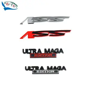 Factory Supplier Custom Made Your Own Logo letter sticker nameplate car emblem badge logo