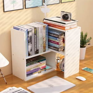 Estantería de madera de estilo libre, estantería abierta independiente, mesita de noche, expositor de pie para sala de estar - Product Image 2