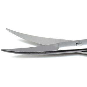 กรรไกรตัดม่านตาขนาด 10 ซม. สำหรับเครื่องมือแพทย์ ทำจากเหล็กกล้าไร้สนิม ปลายโค้ง ใช้แรงมือ  ชุดเครื่องมือผ่าตัด ได้รับมาตรฐาน CE - Product Image 5