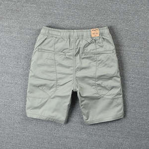 Shorts décontractés personnalisés à la vente, coupe ajustée, tendance, capri, shorts cargo pour hommes, shorts cargo à 6 poches, cordon de serrage, respirant, logo personnalisé - Product Image 3