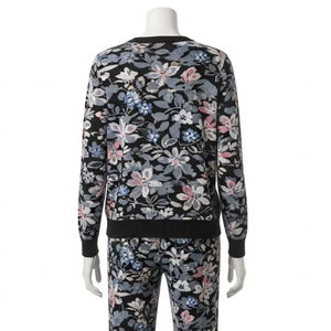 Ensemble de vêtements pour femmes en tricot respirant, coton et polyester, impression par décharge, extensible, décontracté, vente en gros, approvisionnement OEM - Product Image 2