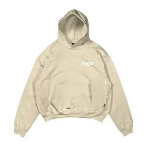 Vêtements de mode en coton 400Gsm, sweat-shirt pour homme avec fermeture éclair intégrale, surdimensionné, imprimé en 3D, ensembles de sweat-shirts et de shorts - Product Image 4