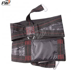 Sangle robuste personnalisable de haute qualité pour exercices de levage des jambes avec grands anneaux en D et connecteurs rapides – Super Vente - Product Image 4