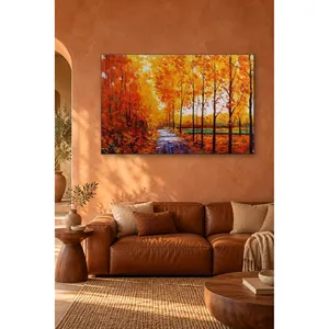 Impression sur toile Fida Orange Leaves Autumn Path - Product Image 5