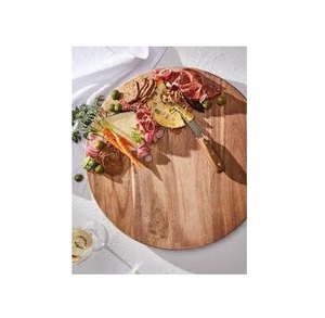 Tocadiscos Lazy Susan de madera de primera calidad con logotipo personalizado, mesa de comedor de tamaño personalizado para fiestas en casa y mesa de servicio de vajilla - Product Image 6