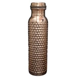 Botella de agua en relieve martillada de cobre puro 100%, botella de cobre Ayurvédica ecológica para Yoga, gimnasio, viaje, superventas, recién llegado - Product Image 4