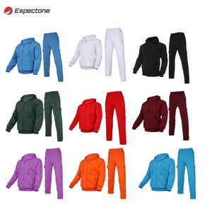 ชุดวอร์มลำลองพิมพ์ลายสำหรับผู้ชาย Espectone แบบ 2 ชิ้น เสื้อแจ็คเก็ตมีฮู้ดซิปเต็มตัวผ้าฟลีซ และกางเกงวอร์มกันลม - Product Image 5