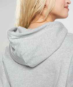Pull Baggy Surdimensionné Femmes Long À Capuche Goutte D'épaule Style Streetwear Solide Velours À Capuche Service OEM - Product Image 4