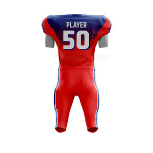 2025 Best Price American Football Uniform Set Hot Selling Sports Wear with Breathable Feature - Product Image 3