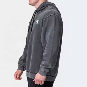 Color personalizado invierno alta calidad Sun Faded sudaderas con capucha ajuste Regular 100% algodón polar ecológico para la venta en línea - Product Image 3