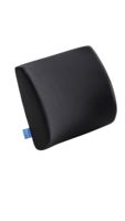Almohada de Soporte Lumbar para Coche de Espuma Viscoelástica Cuadrada de Poliéster/Algodón, Diseño Plegable, Funda Extraíble y Lavable, para Lectura y Descanso en Cama