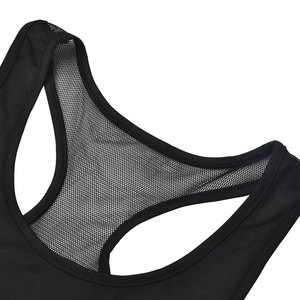 Top Deportivo Corto para Mujer, Color Sólido, Casual, de Alta Calidad, Secado Rápido, Transpirable, Spandex/Poliéster, Directo de Fábrica - Product Image 3