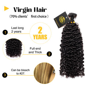 XBL Hair Precio directo de fábrica European Long 30 "Extensiones de cabello rizado Extensión vietnamita humana real a mano Trama atada - Product Image 2