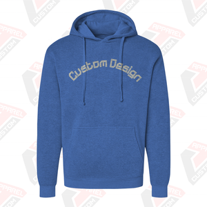 เสื้อมีฮู้ดสวมหัวสำหรับผู้ชายผ้าคอตตอนปักโลโก้แบบ3D เสื้อสเวตเชิ้ตพรีเมียม - Product Image 1