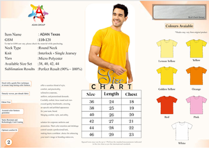 T-shirt à col rond Premium 100% avec tissu doux et respirant coupe classique pour la vente en gros en vrac unisexe - Product Image 5