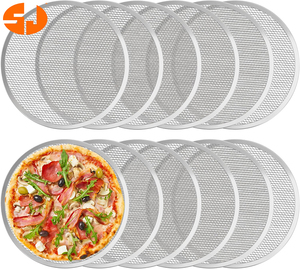 Ustensiles de cuisson pour <span class=keywords><strong>pizza</strong></span>, plaque à pâtisserie, grille à <span class=keywords><strong>pizza</strong></span>, filet à <span class=keywords><strong>pizza</strong></span> en aluminium - Product Image 1
