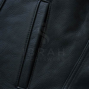 Gilet en cuir pour homme, texture douce, ajustement confortable, idéal pour les voyages, les vêtements décontractés et le style vestimentaire moderne - Product Image 5