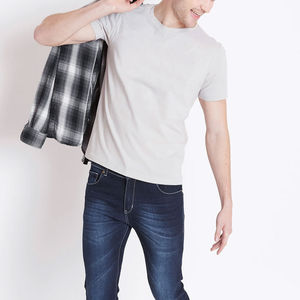Vente en gros OEM ODM T-shirt décontracté pour homme 100% coton tricoté, design imprimé personnalisé, séchage rapide, coupe classique, prix raisonnable, en promotion - Product Image 3