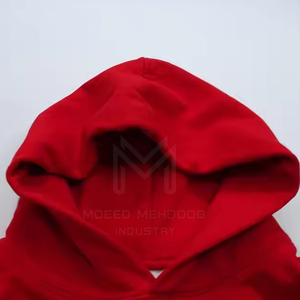 Men's <b>Trendy</b> Solid Color Puff Printing Winter <b>Hoodie</b> New Fashion Style with Custom Logo Plain Dyed Technique - Product Image 3