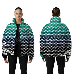 Comfortable Fit <b>Women</b> Bubble <b>Jacket</b> <b>For</b> Outdoor <b>Lightweight</b> <b>Women</b> Bubble <b>Jacket</b> Windproof <b>Women</b> Bubble <b>Jacket</b> - Product Image 6