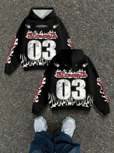 Sweat à capuche d'hiver pour homme de haute qualité, personnalisé, en coton lourd avec impression numérique, logo personnalisé - Vente en gros, fabriqué au Pakistan - Product Image 3