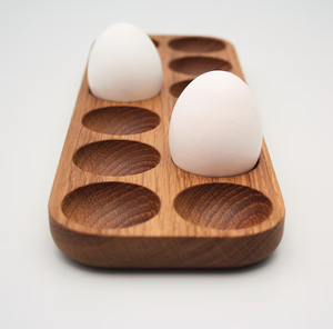 ชั้นวางไข่ทำจากไม้ราวแขวนไข่หรือตู้เย็นอุปกรณ์ครัวแบบตั้งโต๊ะทำจากไม้ - Product Image 1