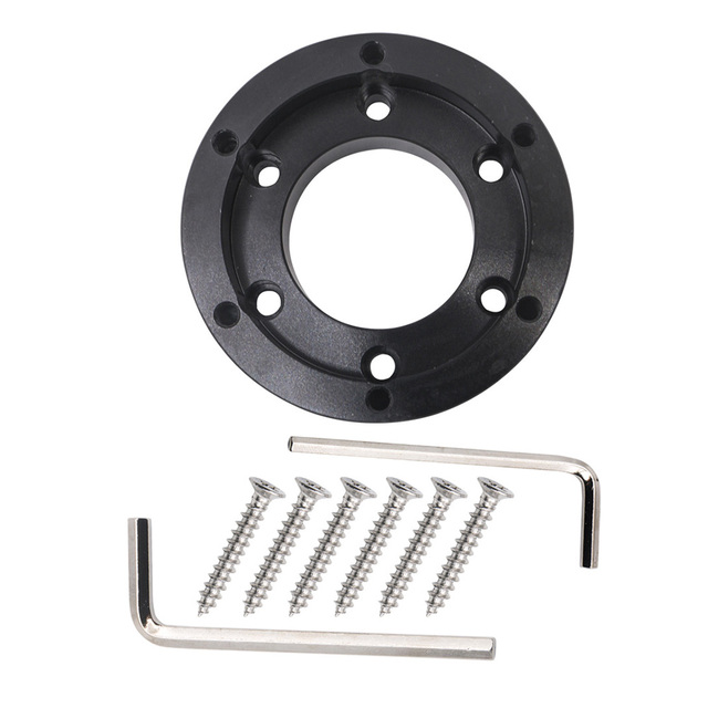 CNC Logitech G920/G29/G27 Steering Wheel Adapter Plate,70mm PCD Racing Modification,Compatible with 13/14 Inch Steering Wheels