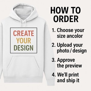 Sudaderas con Capucha de Invierno para Mujer, 100% Algodón, de Alta Calidad, Estilo Urbano, Talla Grande, con Bolsillo, Logotipo Personalizado Impreso, Tela de Felpa, ODM, Venta al Por Mayor - Product Image 4