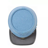 ÉDITION LIMITÉE Fabriqué en usine Kepi allemand de la Seconde Guerre mondiale VISOR SA SHAKO Chapeau noir