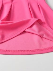 Robe en toile pour filles, imprimé boutons, 100% coton, écologique, séchage rapide, respirante, décontractée, collection rentrée des classes, du Bangladesh - Product Image 6