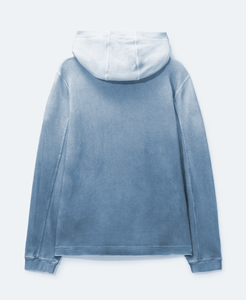 เสื้อฮู้ดโอเวอร์ไซส์วินเทจของผู้ชายเสื้อมีฮู้ดโอเวอร์ไซส์ผ้าฝ้าย100% ระบายอากาศได้ดีพิมพ์ลายกรดและผ้าไหม - Product Image 4